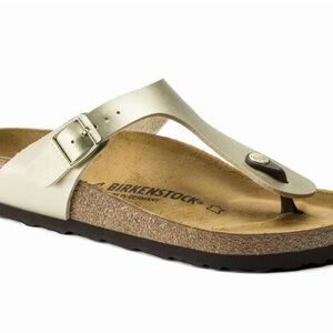 Birkenstock Shiny Gold Sandals